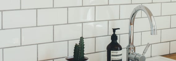 Tile backsplash